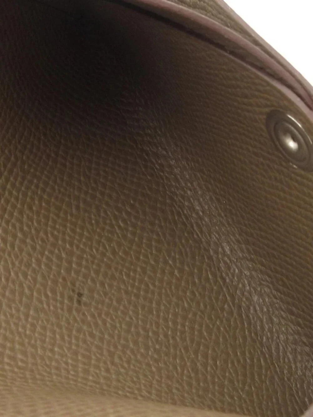HERMES Calvi Duo Dark Brown Veau Epsom W Coin Case